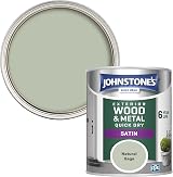 Johnstone's Quick Dry Satin Natural Sage Exterior Wood & Metal 750 ml