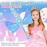 Britik Bubble Wand for Kids Light Music Fairy Princess Design 3-8 Years view 2