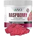 AKI Dried Sugar-Free Raspberry Powder - Ideal for Baking, Flavoring, Smoothie, Popsicles, Yogurt, Recipes with Raspberries (5.29oz/150g)