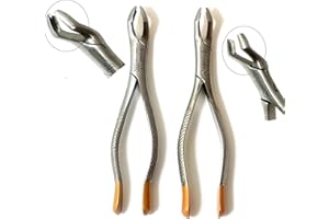 SYNAMED USA Set of 2 Each Premium German Dental EXTRACTING Extraction Forceps NO 53L NO 53R Dental Instruments
