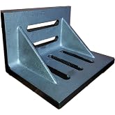HHIP 3402-0302 4-1/2" x 3-1/2" x 3" Slotted Angle Plate, Webbed