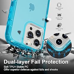 Follaroma for iPhone 15 Pro Case, Heavy Duty