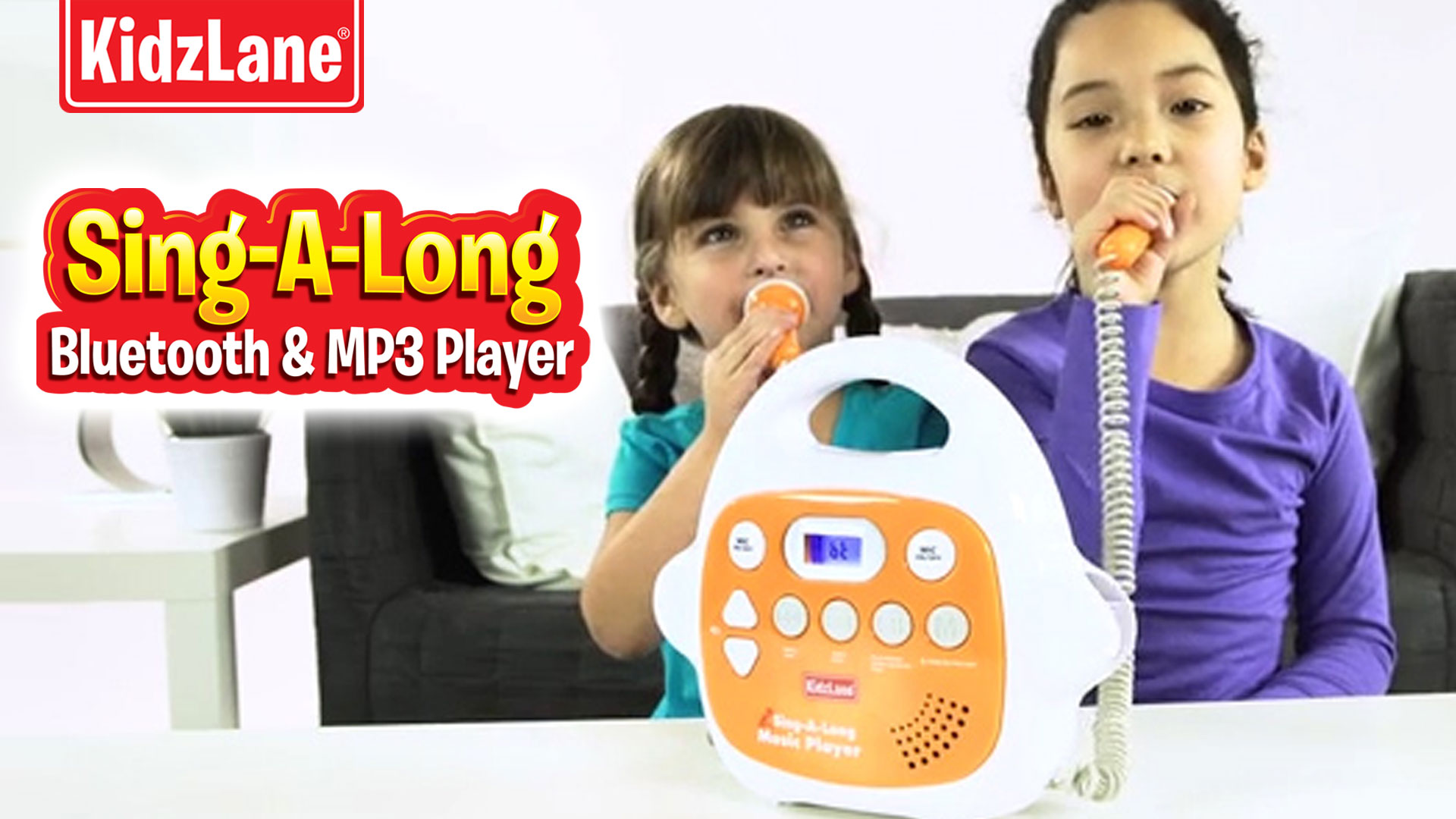Amazon.com: Kids MP3 Player Karaoke Machine 2 Microphone, Built in