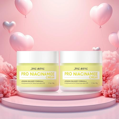 JING MENG 2 PCS Dark Spot Remover Corrector for Face and Body Advanced Liposome Encapsulated 4-Butylresorcinol Niacinamide HPR Vitamin C Visible Results in 14 Days