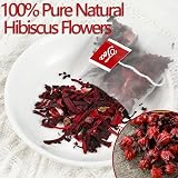 ULTHMOK Premium Hibiscus Tea Bags 100 Bags 7.06 oz Caffeine Free 100% Hibiscus view 3