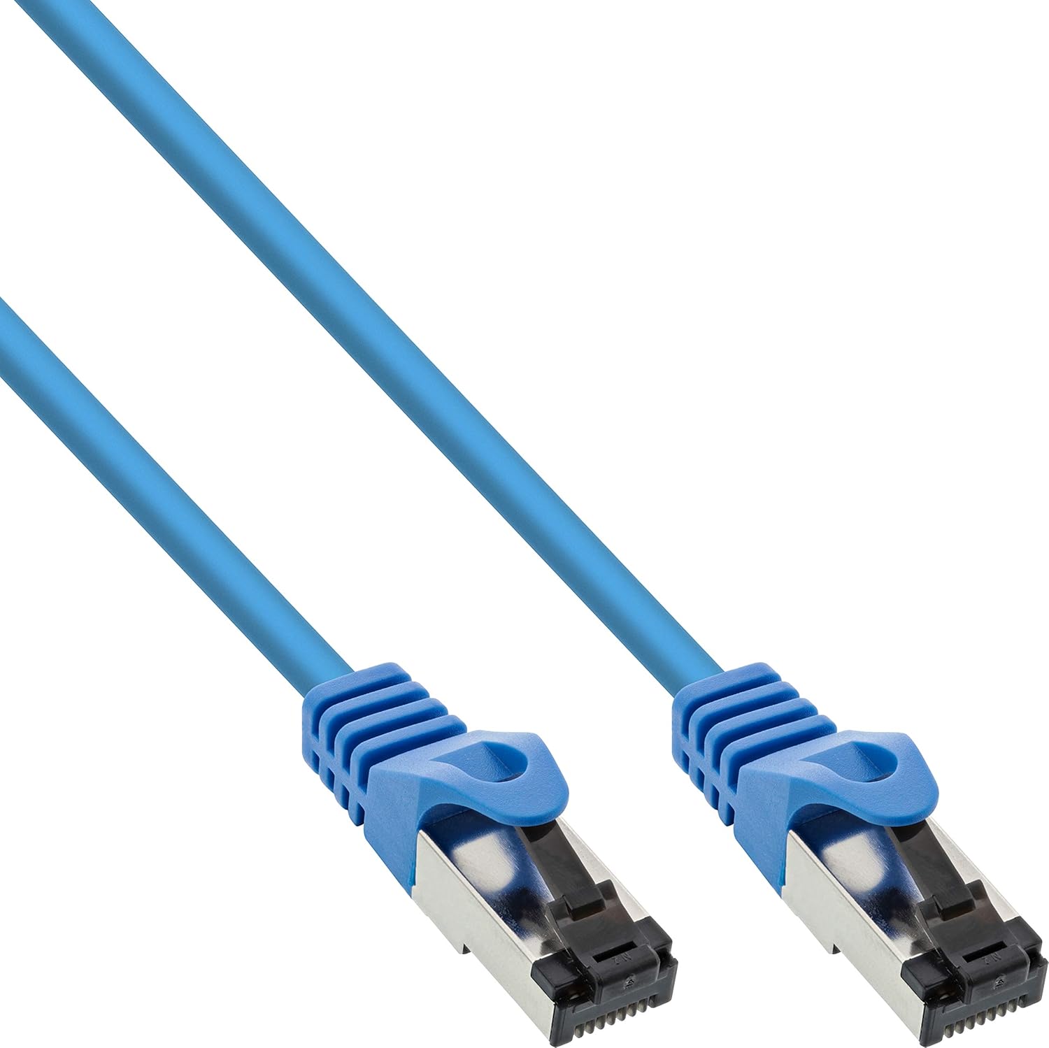 InLine® Patch Cable S/FTP (PiMf) Cat.8.1 2000 MHz Halogen- Copper Blue 2 m, (2M) EU