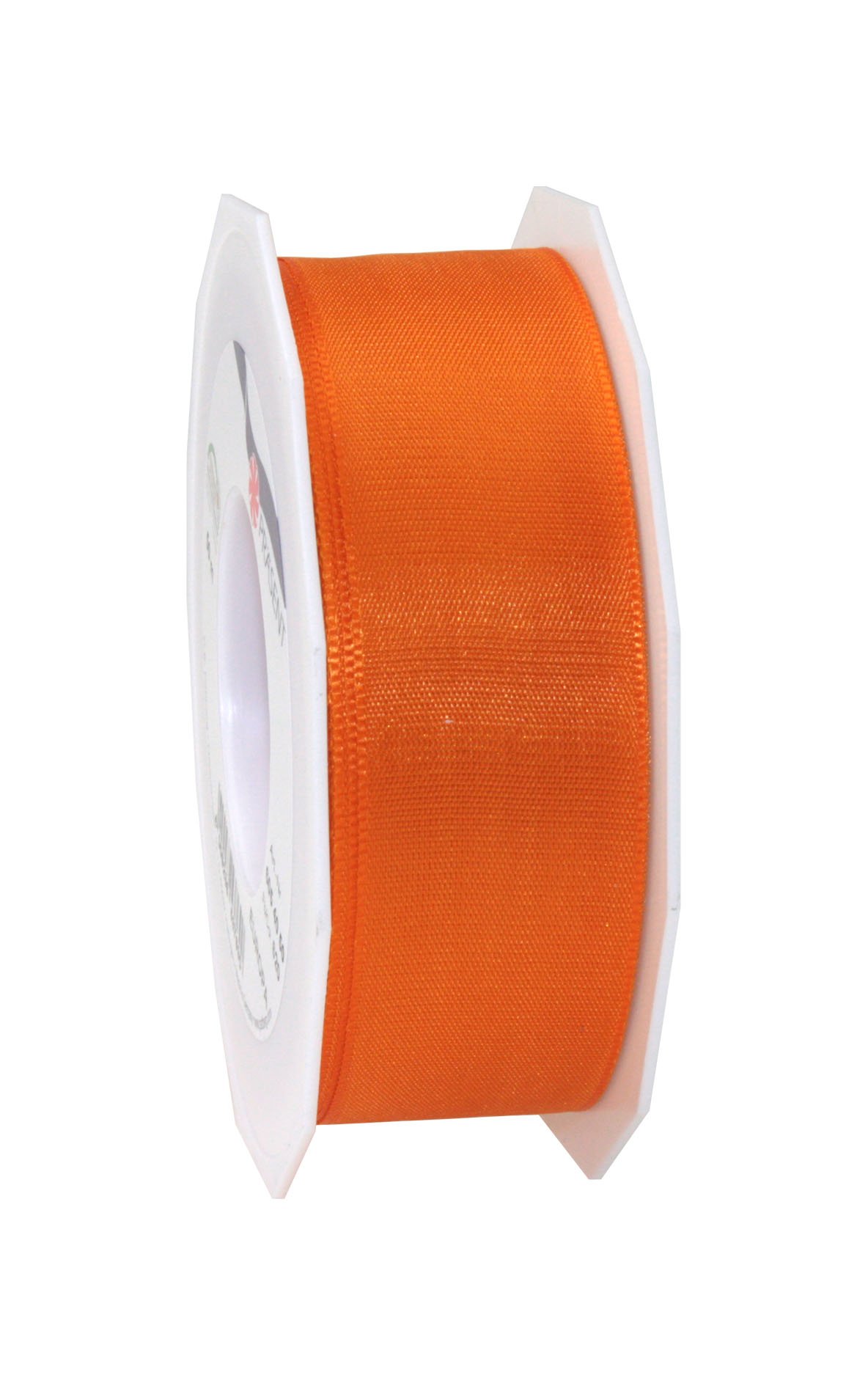 PRÄSENT - Europa Taffeta Ribbon Orange 40 mm width, 50 m length