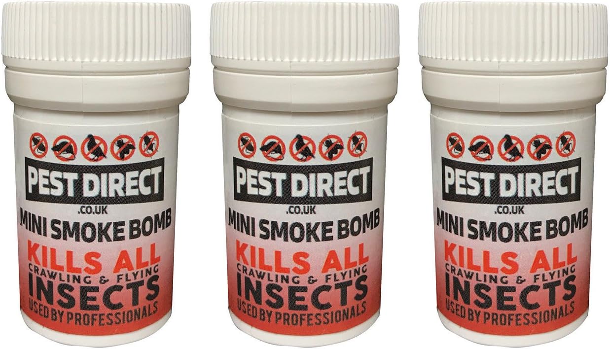3 x Flea Bomb Foggers - Pet Dog Cat Fleas Flea House Room Smoke Fumers