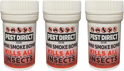 3 Bombes Fumigènes Anti Puces Professionnelles Pour La