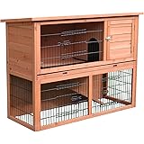 Amazon.com PawHut 98 Portable Wooden Chicken Coop With