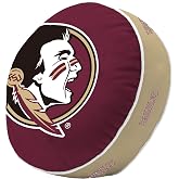 Logo Brands NCAA Florida State Seminoles Puff Pillow &ndash; Plush, Soft, Stretchy with Team Color Design