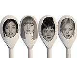 Blackpink's Faces Engraved on a Wooden Spoon