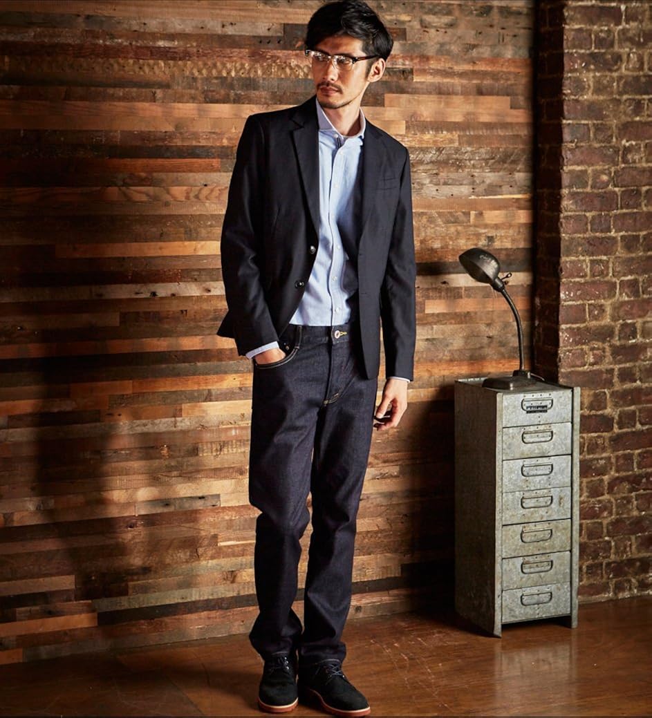 Amazon エドウィン らくらく伸びる ジャージーズ ストレート メンズ ジーンズ 通販