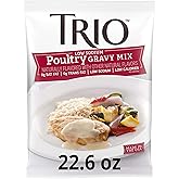 Trio Low Sodium Poultry Gravy Mix, Dehydrated Foods, Low Sodium Foods, 22.6 oz Bag