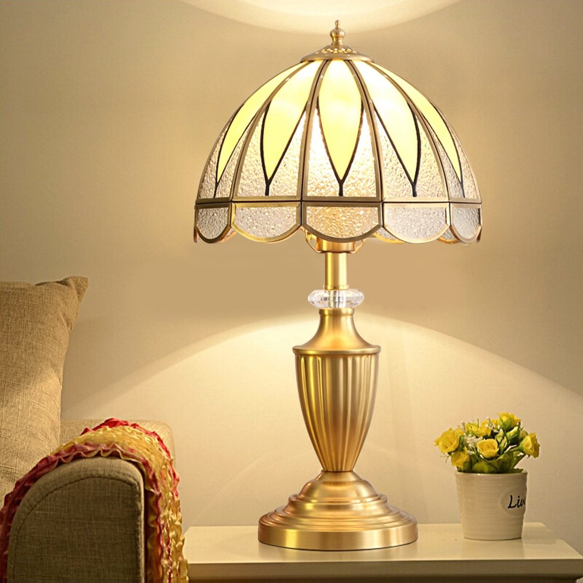 Nachttischlampe luxuriöse und warme Home Pure Copper Lamp. 505 HZB Alle