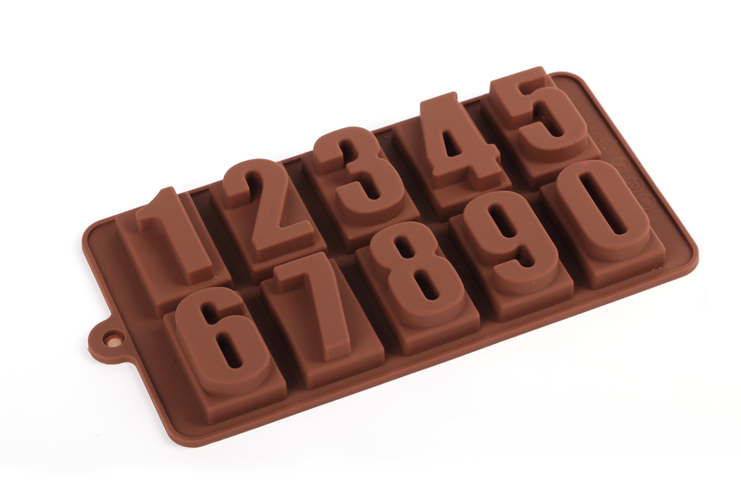 Galleon Home Value Number Shaped Silicone Mold For Birthday Candle