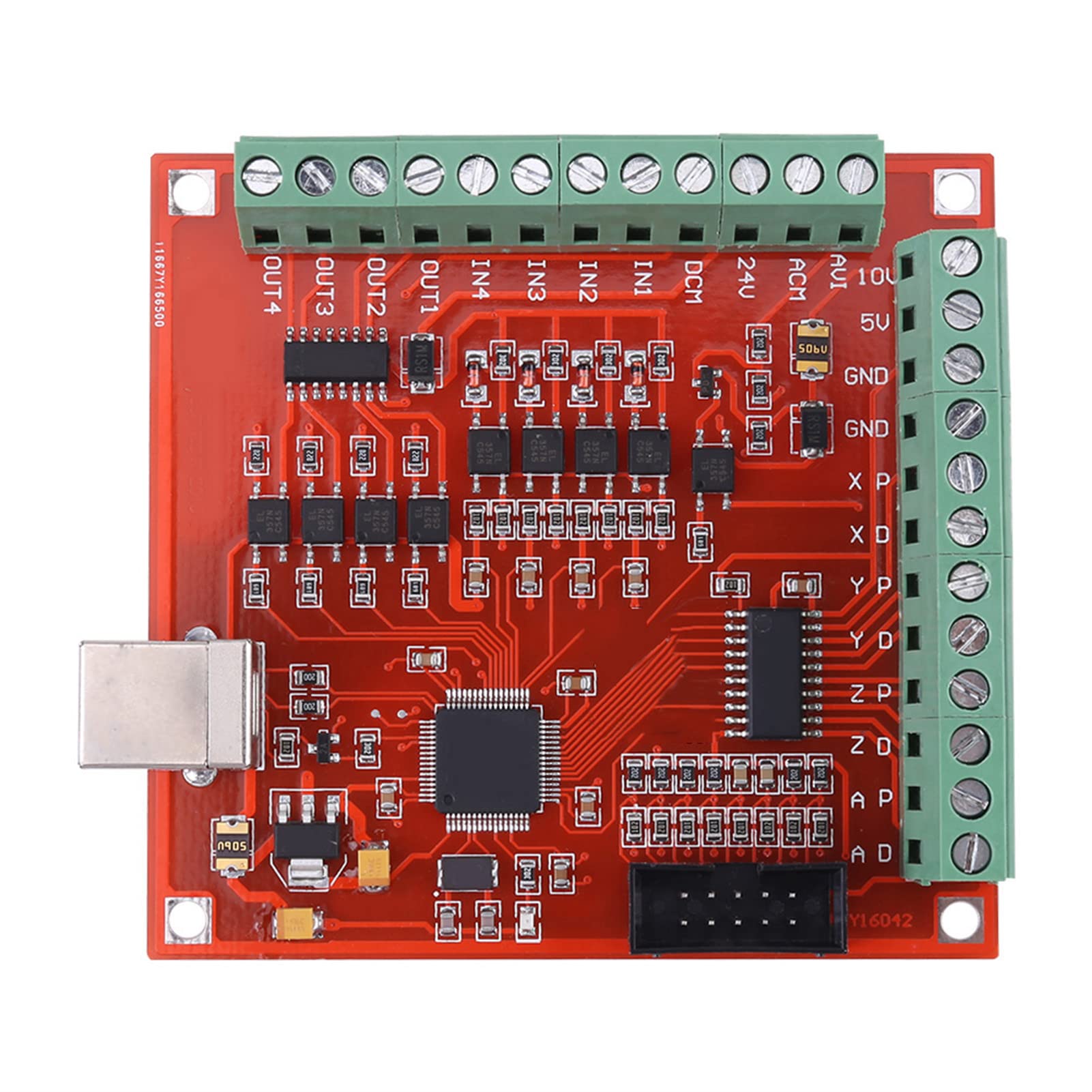 Motion Controller Card USB 100Khz Breakout Board CNC Controller Card for Stepper Motor Driver