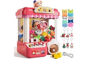 Lucky Doug Claw Machine for Kids Girls Boys with Light Music, Claw Machine Arcade Game Toys for Kids Girls 4-8, Claw Toys for 4 5 6 7 8 Years Old Girl