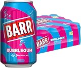 BARR Bubblegum Zero Sugar Fizzy Drink 24 x 330ml Cans