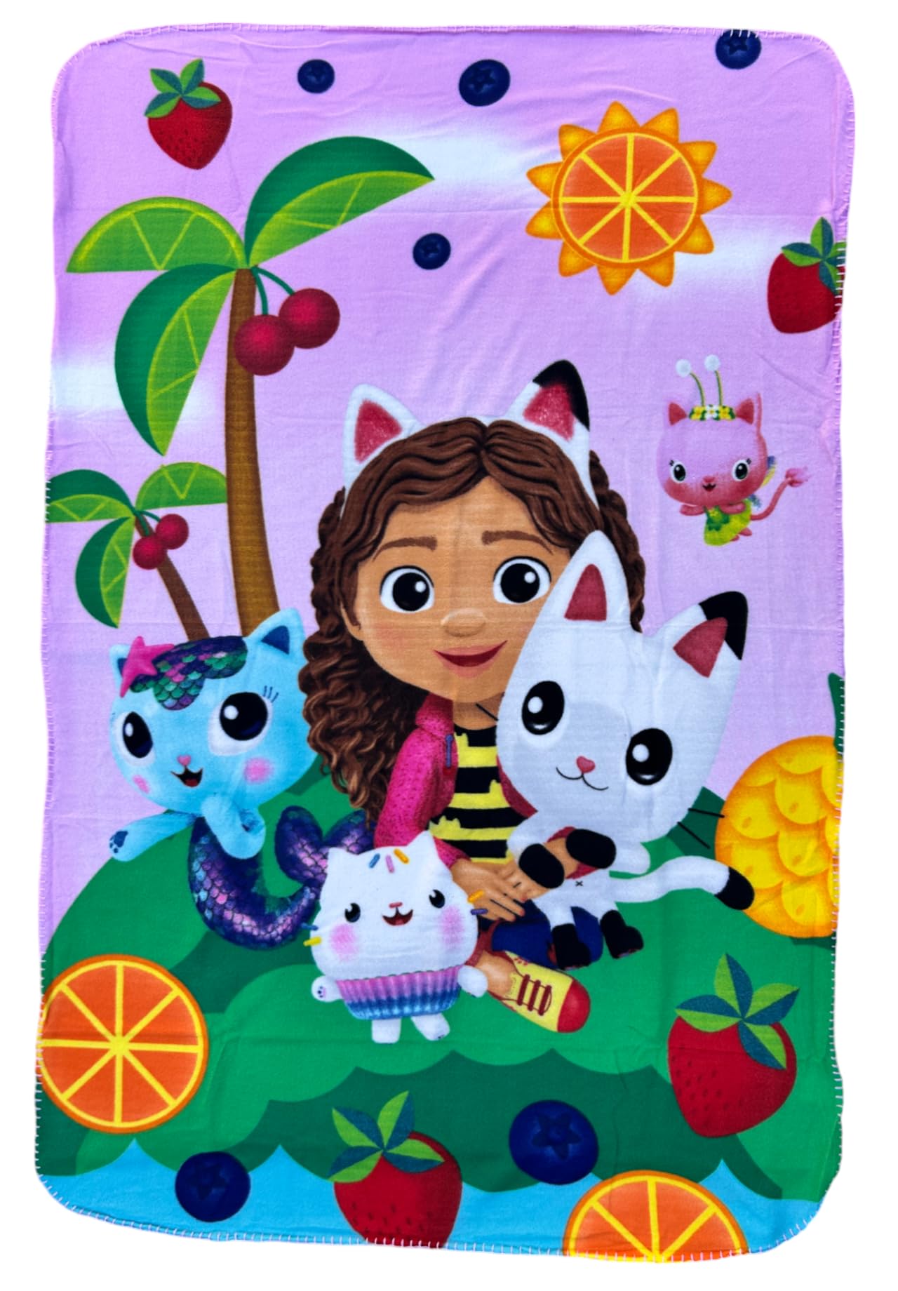 CARTOON Gabby's Dollhouse Kids Blanket 100 x 150 cm 100% Soft Polyester 210gsm