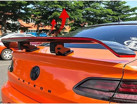 Amazon Co Jp 車のトランクリアスポイラーリップ リアスポイラーgtウイングスタイル スティックスポイラー上 パサート ジェッタ Ccの17 21 Diyに適合 スポーツ アウトドア