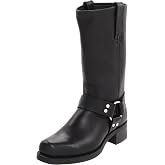 Frye Harness 12R Men's Boots, Motorcycle Boots, Goodyear Welt, 12" Shaft | Harness detail, Oiled leather upper, Unlined build, Rubber outsole, Biker boots, Riding boots, Fall city wear
