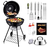 22-in Charcoal Grill & BBQ