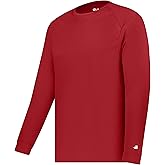 Badger Sports B-Core L/S Tee Red Small