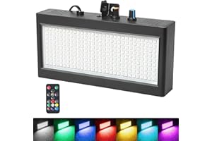 WECAN Full Color 270Led Strobe Light with Remote Control for Halloween Mini Strobe Lights for Room Party