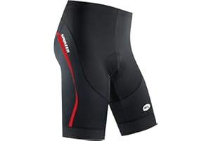 SPONEED Men's Cycling Shorts Padded Biking Bottoms Team Bike Sportwear