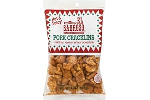 RIEGA SNACKS El Sabroso Pork Cracklins Hot & Spicy 12/1.625 OZ