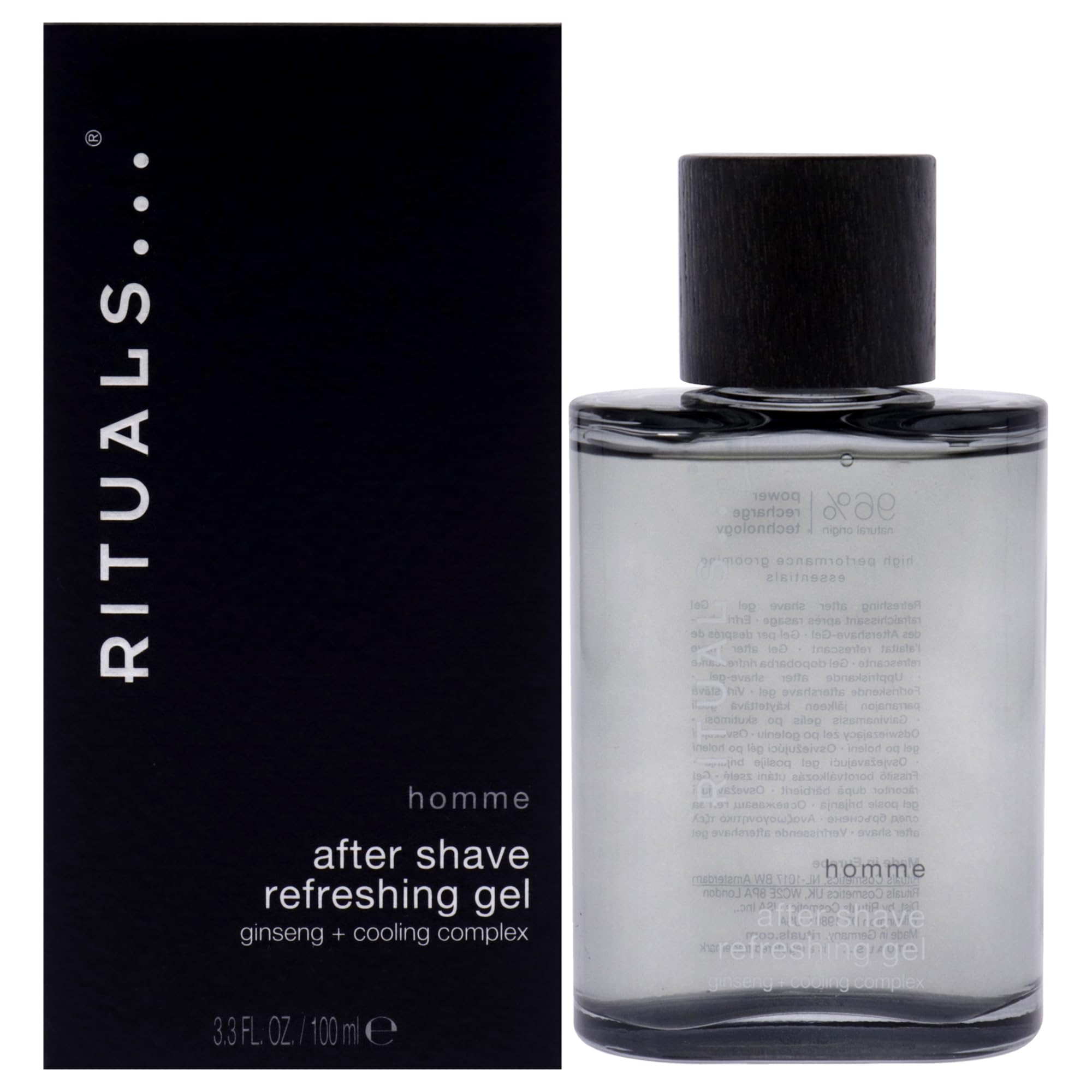 RITUALS After Shave Gel from the Homme Collection, 100 ml - With Ginseng - Moisturising & Invigorating Properties with Cooling Complex