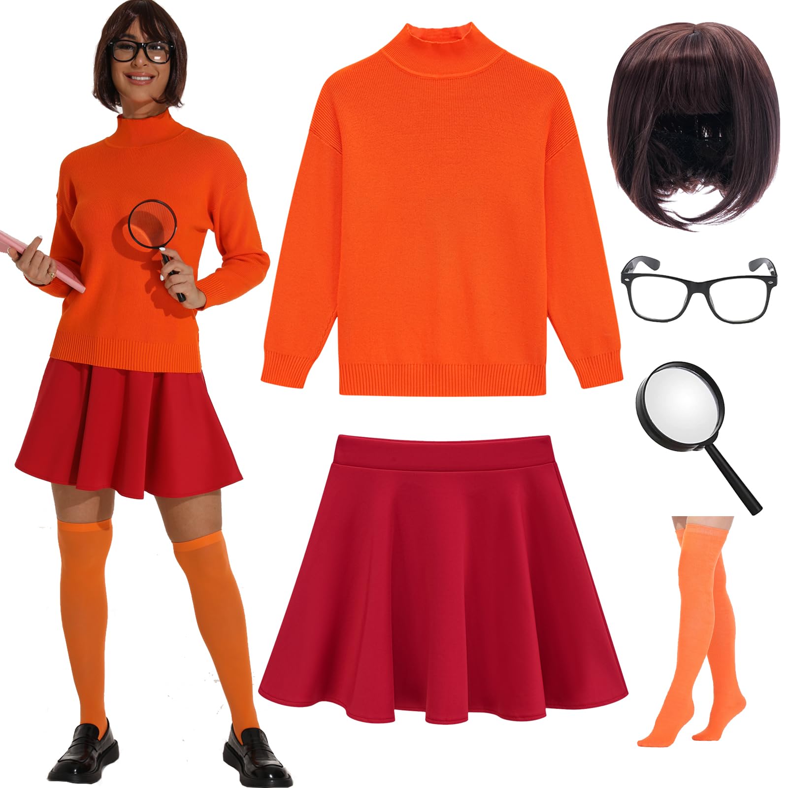 UIMLK Couples Halloween Costumes for Women 2024