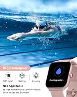 TOOBUR Smart Watch Women Alexa Alexa 1.95" Fitness Tracker Calls IP68 Heart Rate view 7