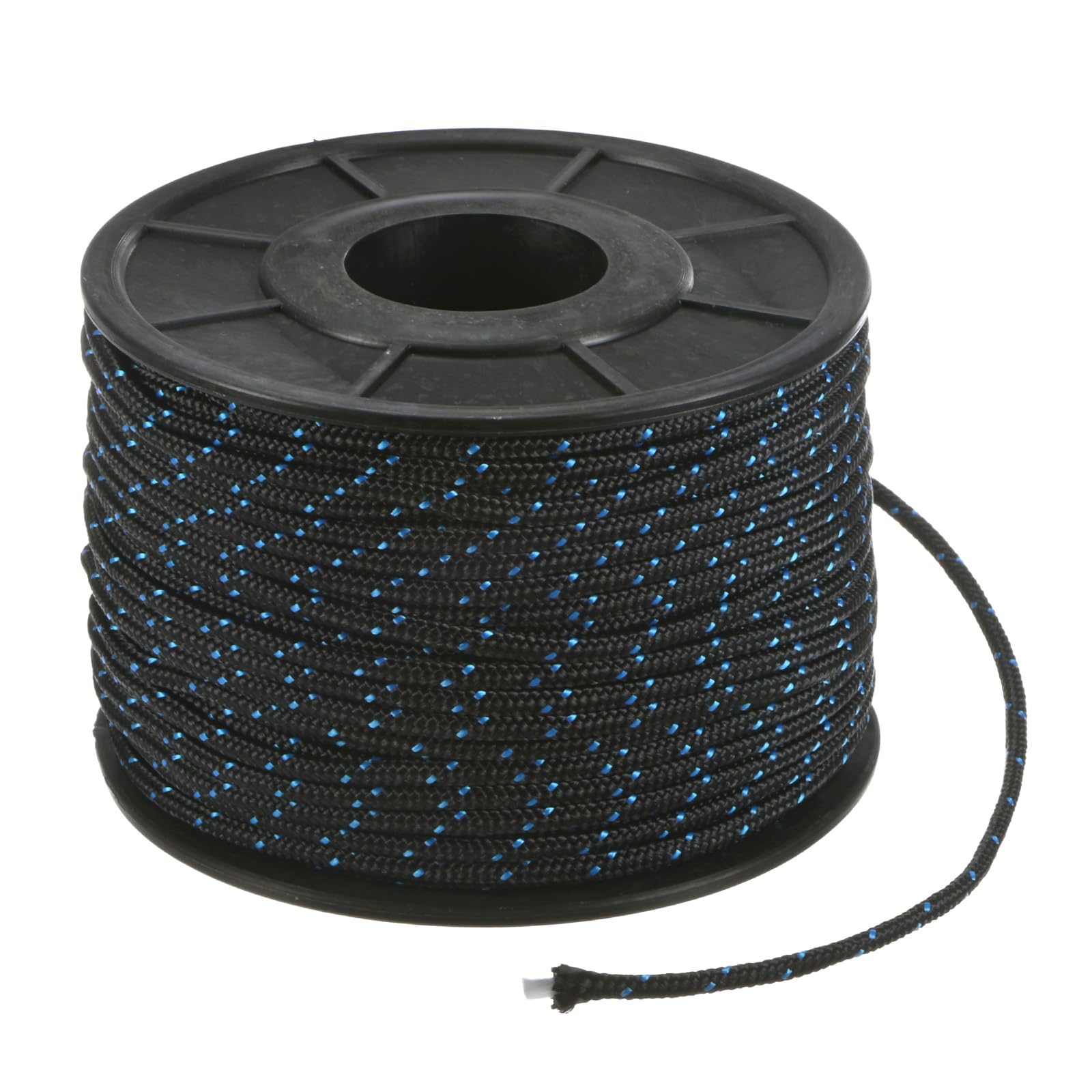 M METERXITY Recoil Starter Rope Pull Cord 3.5mm 60m Pull Starter Rope Nylon Pull Cord Pull Starter Rope for Mower/Chainsaw/Trimmer/Brush Cutter [Black Blue]