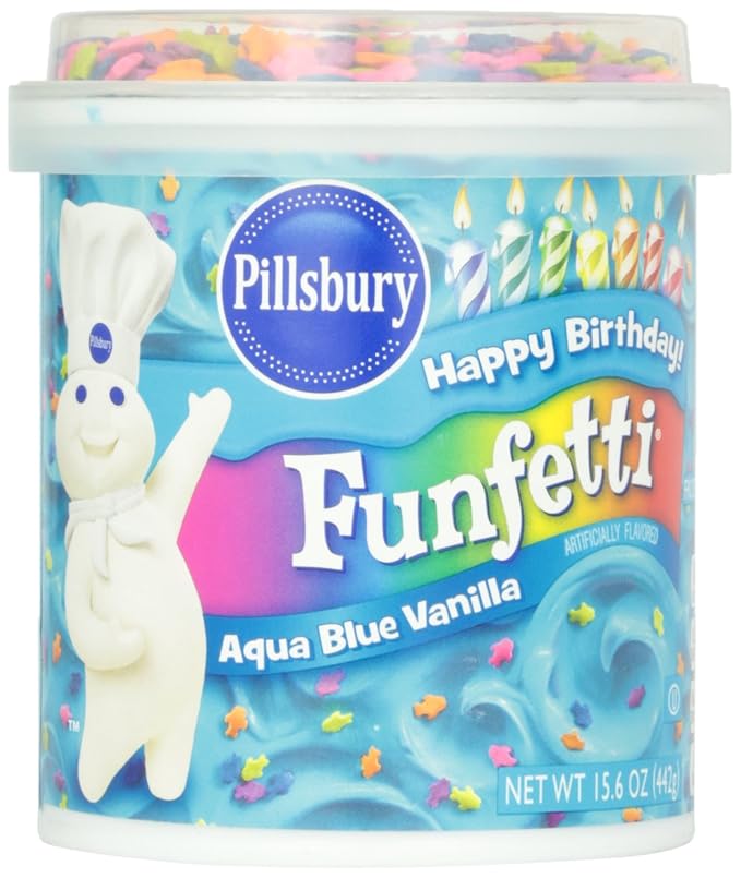 Pillsbury Frosting Blue Vanilla, 15.6 oz Grocery