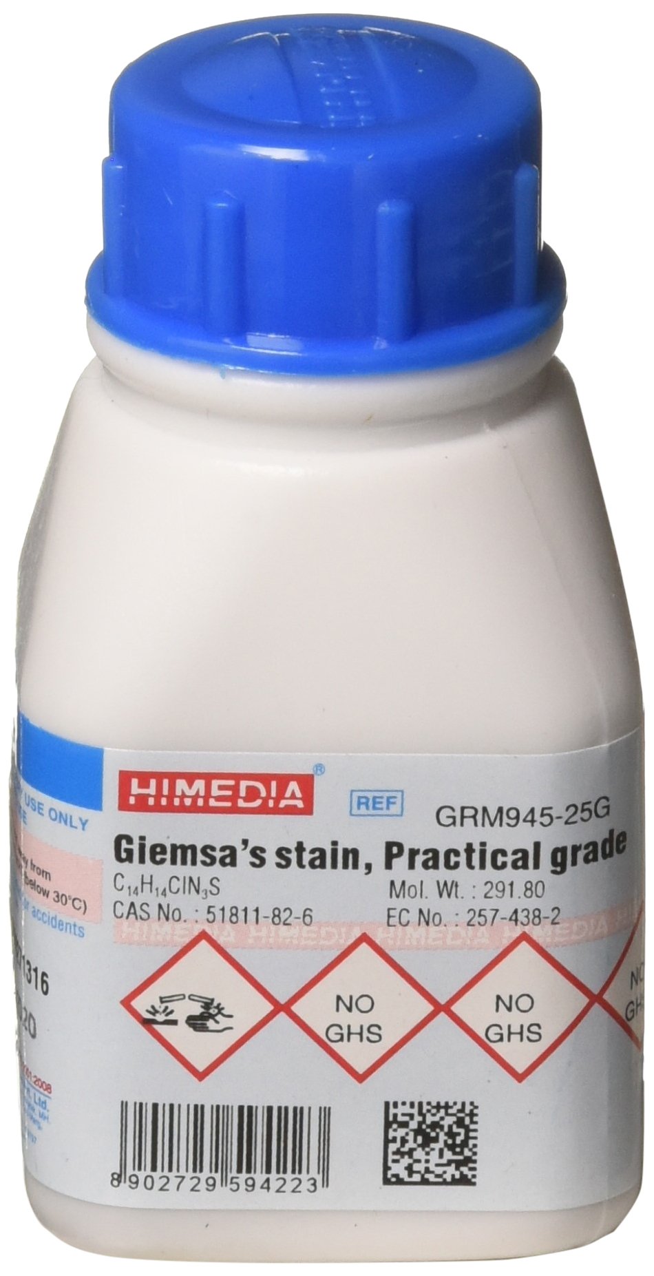 HiMedia GRM94525G Giemsa's Stain, Practical Grade, 25 g 8902729594223
