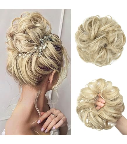 Amazon.com : IMISSU Braided Chignon Bun Maker Scrunchie  display picture 1