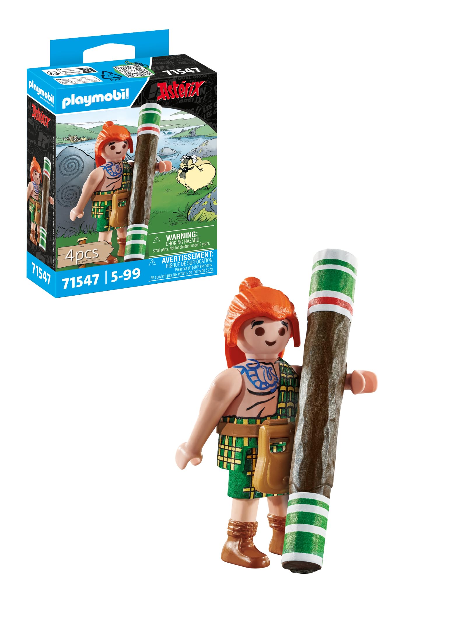 Playmobil 71547 Asterix: MacAroon, collection play figures, asterix collectors and fans, fun imaginative role-play, playsets suitable for children ages 5+