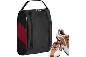 Golf Shoe Case, Sports & Travel Shoes Carrier Bags with Ventilation, Breathable Golf Shoe Carry Bags for Socks, Tees, Balls W