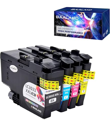 Brother LC3033BKS Super High-Yield Black Ink Cartridge - Up To 3,000 Pages