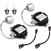 2PCS Xenon HID Headlight Ballast Control Unit w/Igniter &amp; D2S Bulb Replacement for Nissan Rogue 350z Altima Murano Marano Maxima,for Infiniti G35 G37 FX35 Qx56, # Replace 28474-89904 28474-8991A