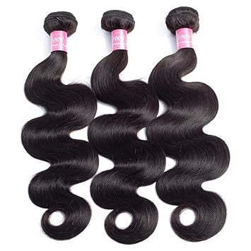 Amazon Com 10a Brazilian Hair Body Wave 3 Bundles Deals