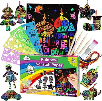 Amazon.com: ZMLM Scratch Paper Art Set 