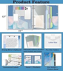 2 Inch 3 Ring Binder Organizer with