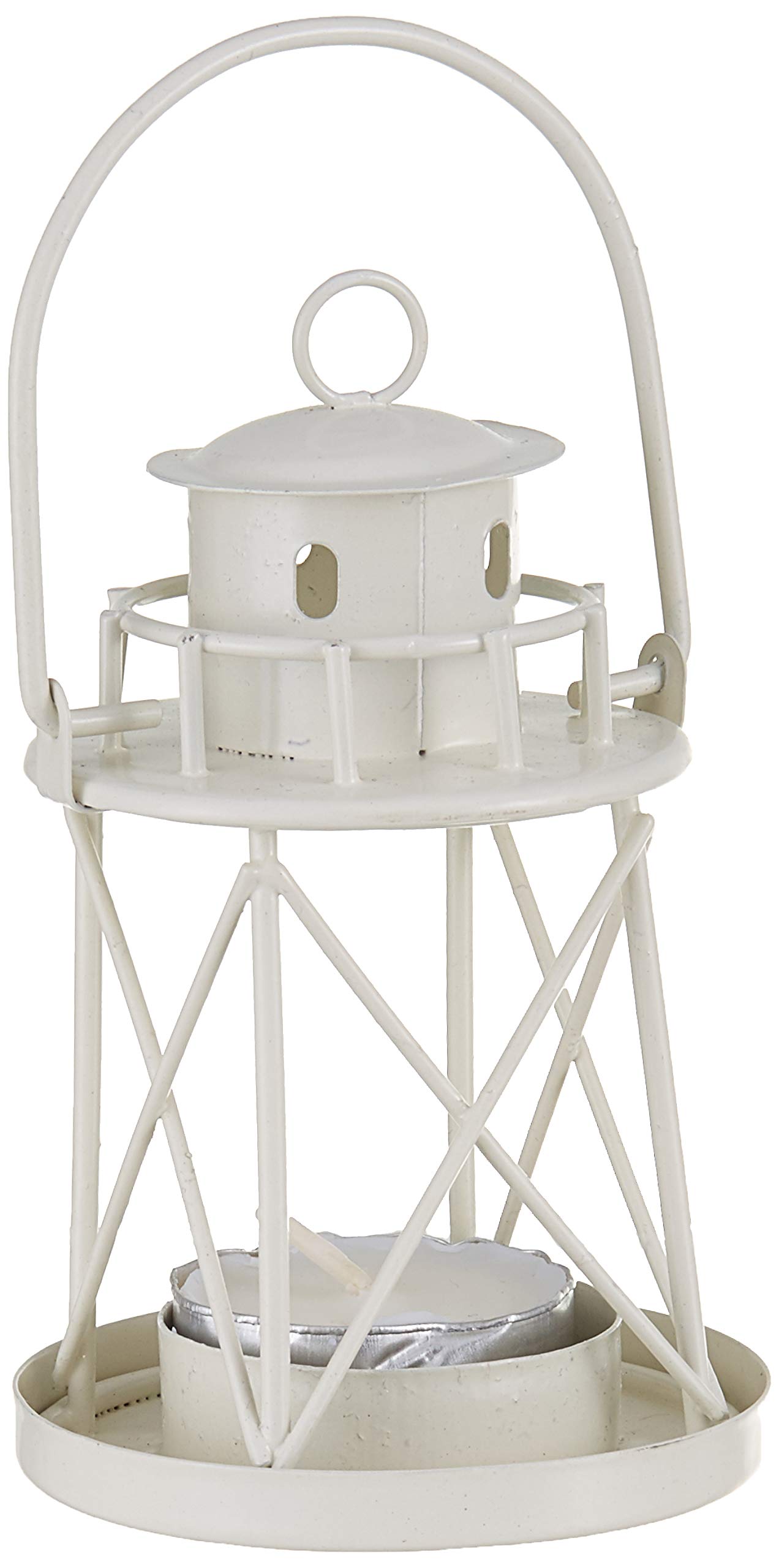 By the Sea Lighthouse Elegant Candle Tea Light Holder Sturdy Metal