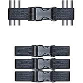 Multi-Functional Magic Buckle, Baby Safety Lock for The Door, Two-Door Refrigerator, Oven and Children's Safety Fence, Etc., or for The Fixed Baby Luggage (3 Pack Black)