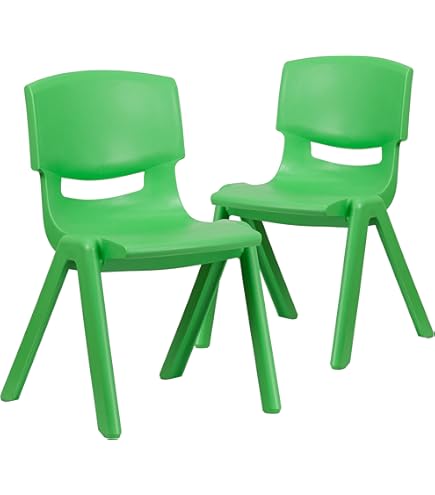 thumbnail image 2 of Flash Furniture Whitney 10 Pack Blue Plastic Stackable School Chair With 10 5 In Seat Height 2 of 13