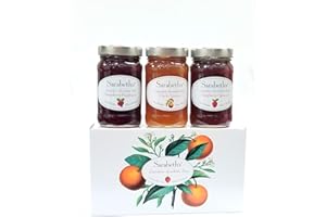 Sarabeth's Legendary Spreadable Fruit - 3 Jar Gift Pack - Peach Apricot, Raspberry Apricot,Strawberry Raspberry