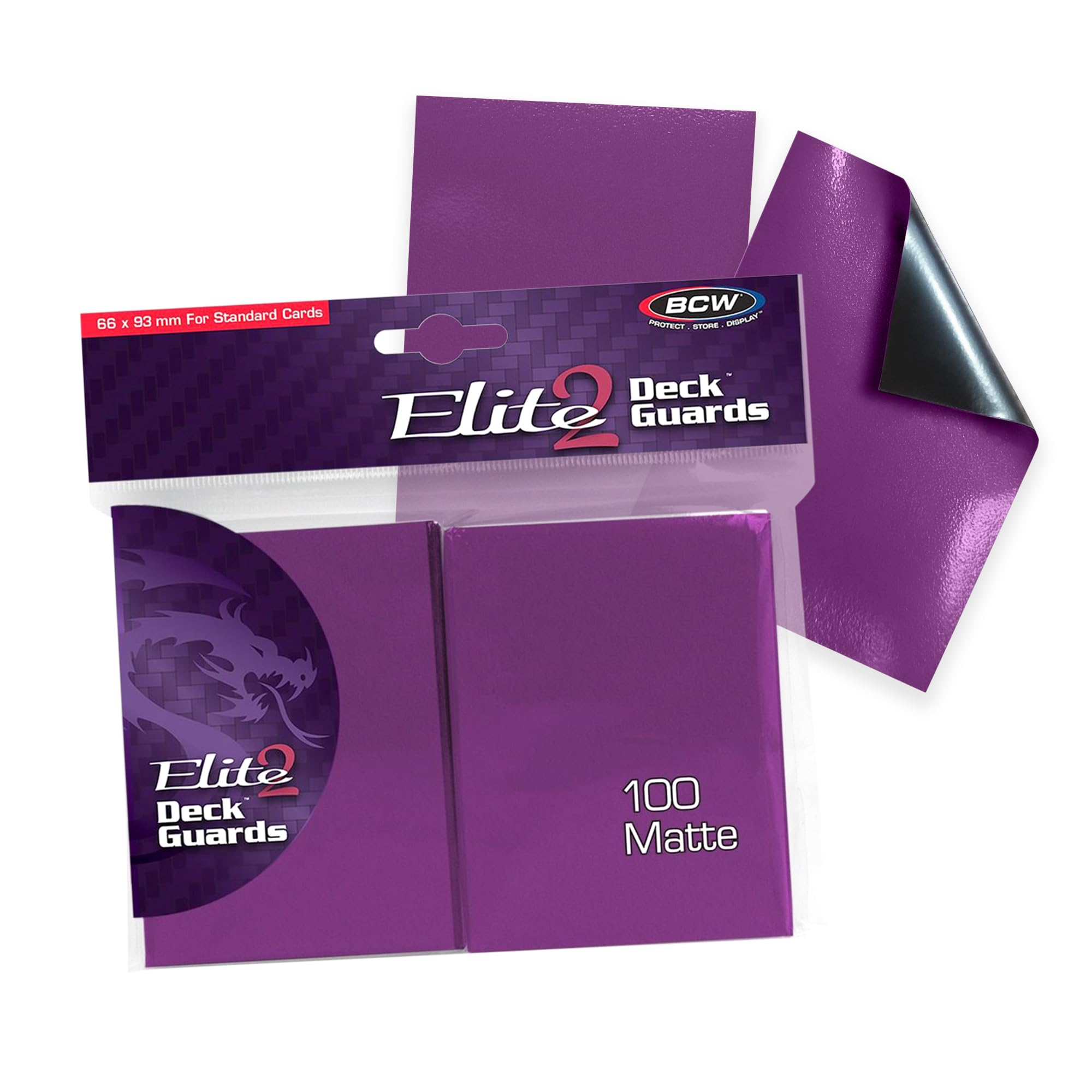 Elite 2 Matte Card Sleeves - Mulberry (100)